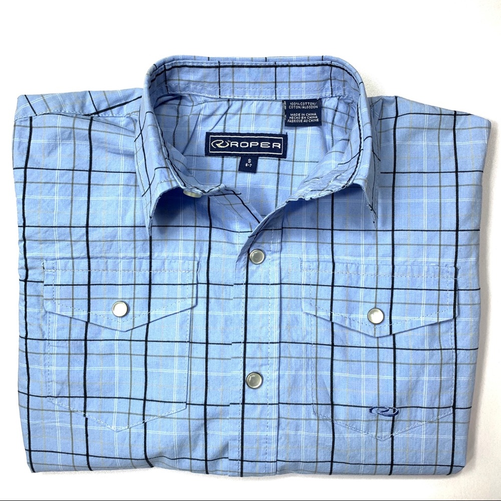🦎Boys Button Down Long Sleeve Dress Shirt (A14)